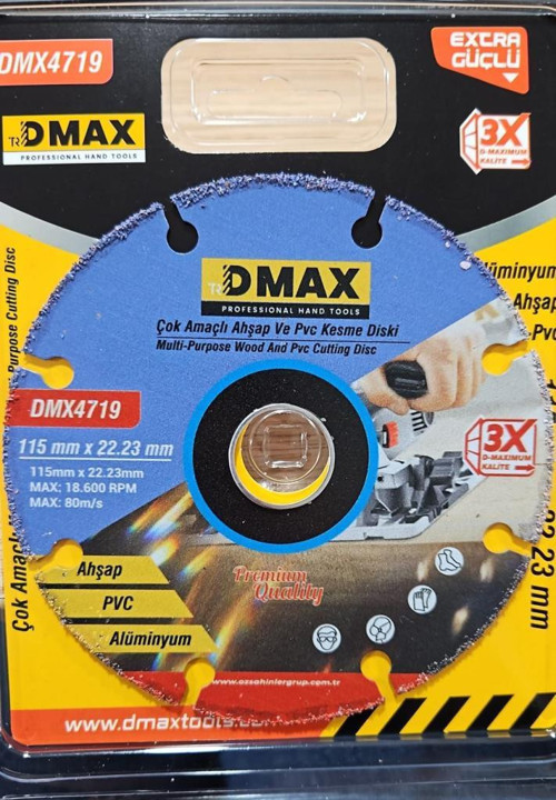 Çok Amaçlı Kesme Diski Ahşap-Pvc-Alüminyum DMX4719