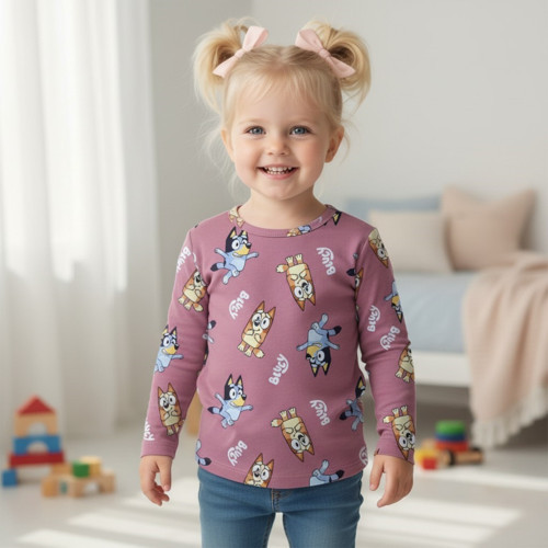 Bluey Kız Çocuk Sweatshirt