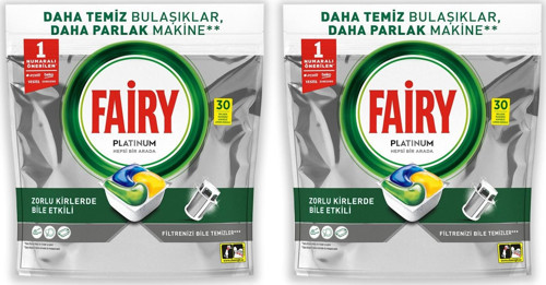 Platinum Kapsül 30 lu Limon Kokulu x 2 Adet