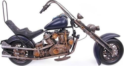 Metal Motosiklet Biblo Dekoratif Hediyelik