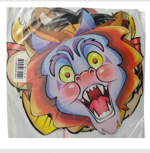 Karton Maske 6 Lı Karışık Desen