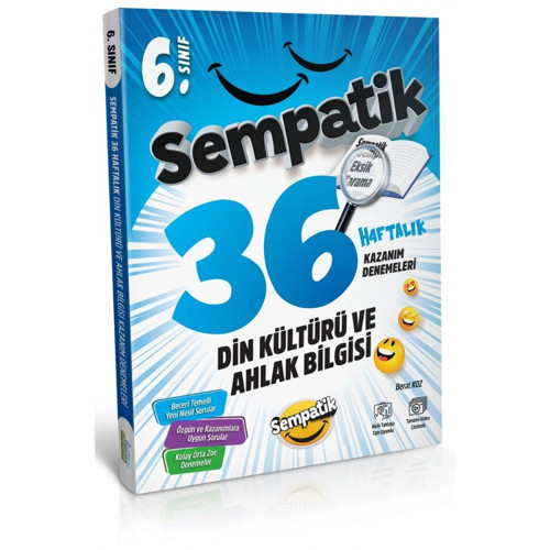 Ünlüler Karması 6.Sınıf Din Kültürü Sempatik 36 Haftalık Kazanım Denemeleri