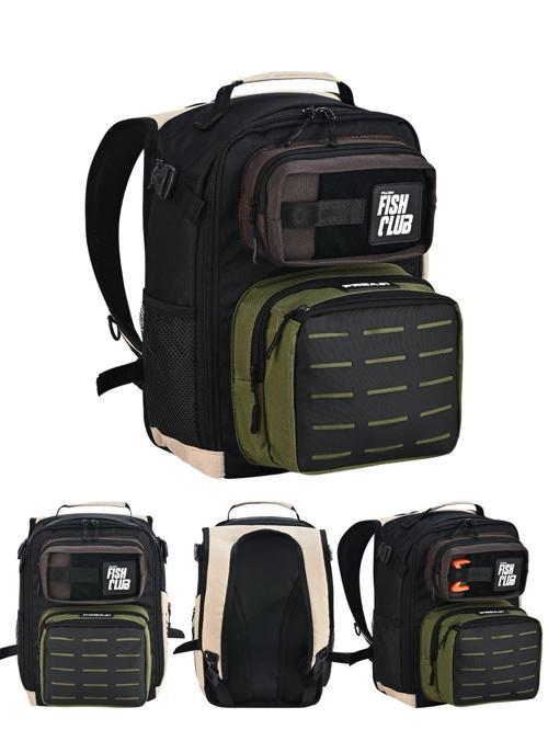 ProAji Back Pack Green Bej Balıkçı Sırt Çantası