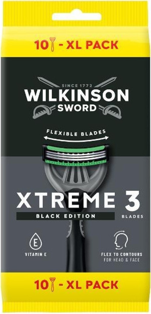 Xtreme 3 Black Erkek Tıraş Bıçağı XL-10 Adet