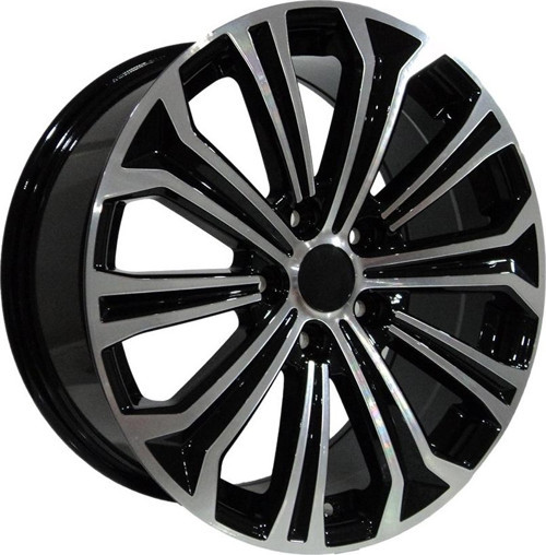 7X16 DY-606 5X114.3 ET40 60.1 BLACK MACHINED XL