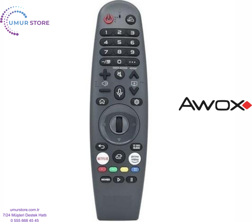 Awox B213200SW Webos Smart Televizyon Kumandası-Mikrofonlu