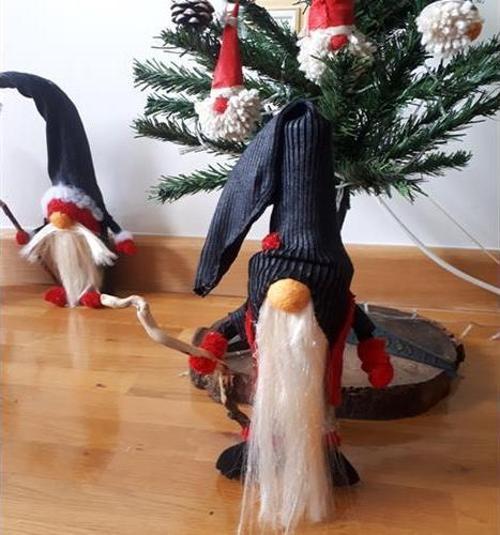 yılbaşı şans cücesi gnome 28 cm