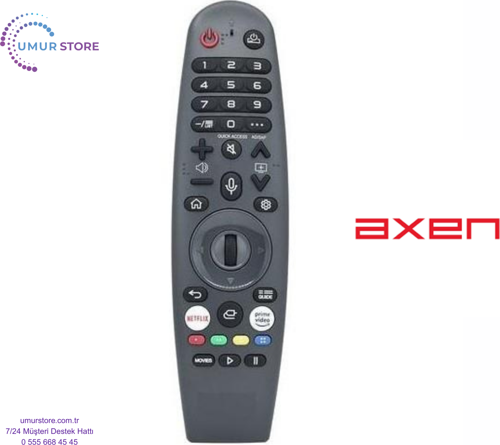 Axen 50FIL242 Webos Smart Televizyon Kumandası-Mikrofonlu