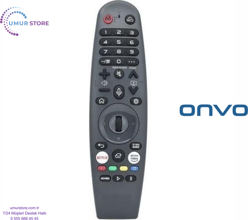 Onvo OV55500 Webos Smart Televizyon Kumandası-Mikrofonlu