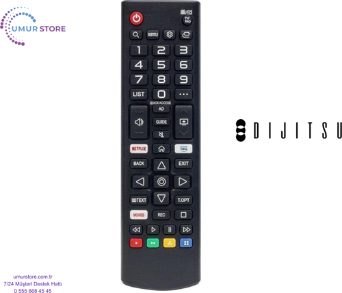 Dijitsu 85DW9900 Webos Smart Televizyon Kumandası-Mikrofonsuz