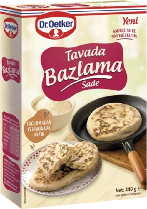 Dr.Oetker Tavada Bazlama Sade 440 G