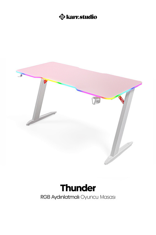 Thunder RGB Aydınlatmalı Oyuncu Masası
