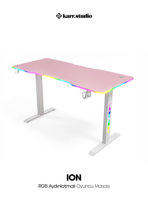 Ion RGB Aydınlatmalı Oyuncu Masası