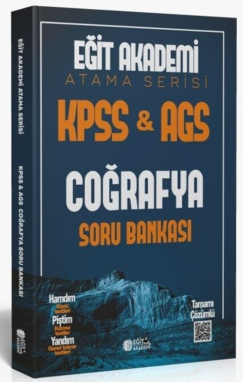 Eğit Akademi 2026 KPSS MEB-AGS Coğrafya Atama Serisi Soru Bankası Eğit Akademi