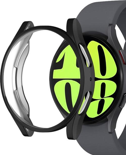 Samsung Galaxy Watch 6 Classic 47mm Kılıf 360 Full Round Soft Silicone Siyah
