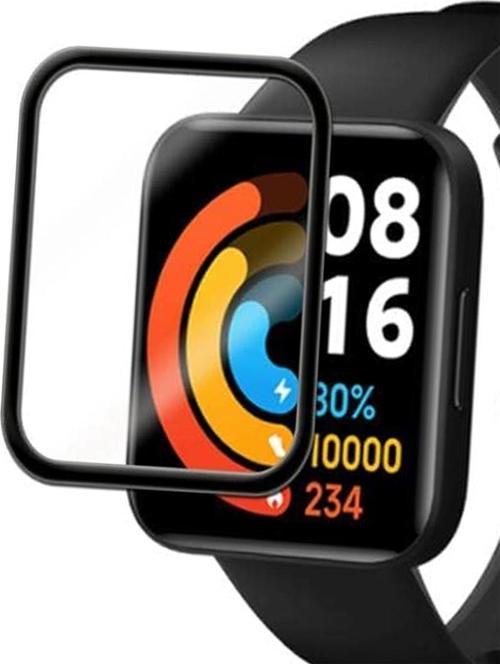 Xiaomi Redmi Watch 2 Lite Tam Kaplayan Nano Cam Ekran Koruyucu Siyah