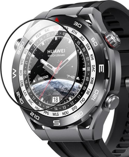 Huawei Watch Ultimate Tam Kaplayan Nano Cam Ekran Koruyucu Siyah