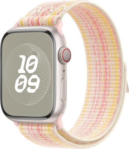 Apple Watch Series 9 41mm Kordon Terra Sport Loop Pembe