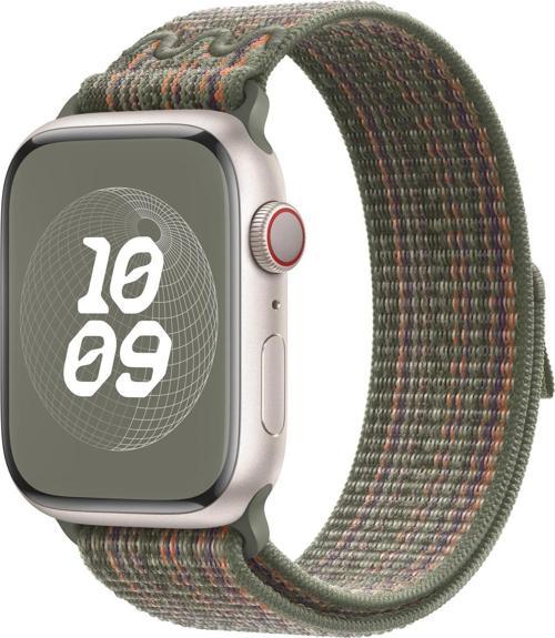 Apple Watch SE 2022 40mm Kordon Terra Sport Loop Koyu Yeşil