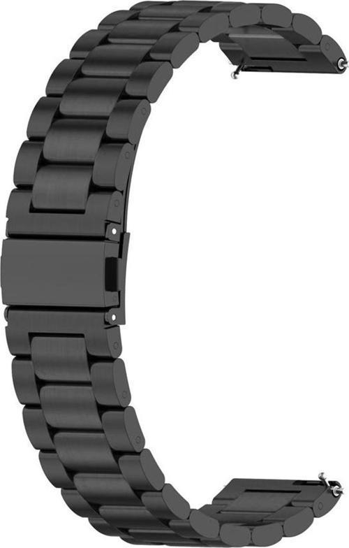 Garmin Forerunner 255S Metal Stainless Steel Kordon Siyah