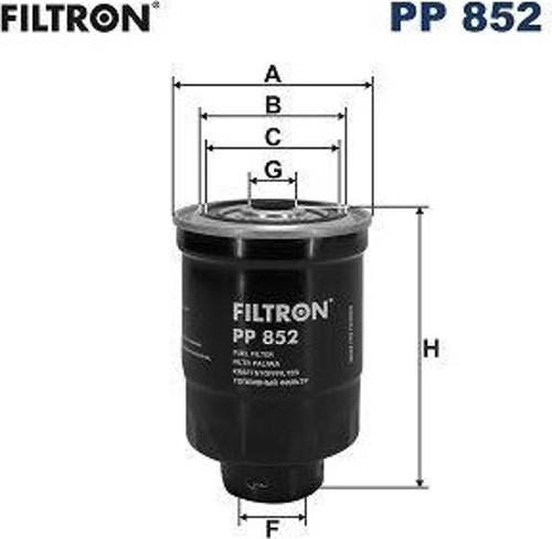 Mitsubishi L200 2.5 D Dizel Yakıt Filtresi 1997-2006 Filtron