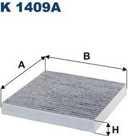 K1409A Karbonlu Polen Filtresi