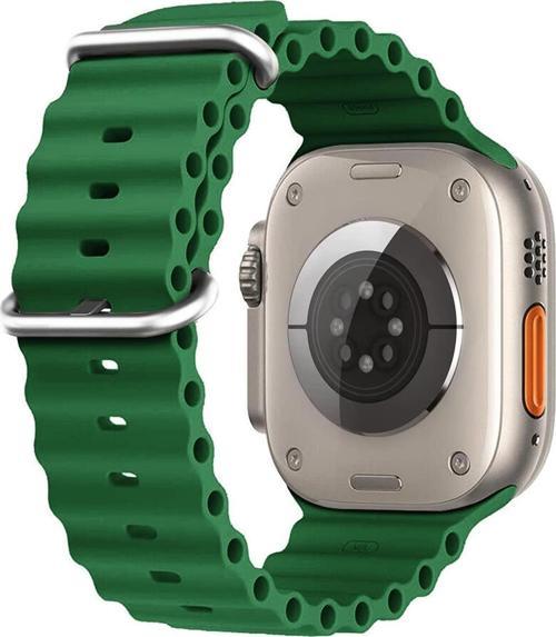 Apple Watch Ultra 2 Kordon Ocean Band Yeşil