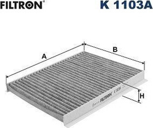 K1103A Karbonlu Polen Filtresi