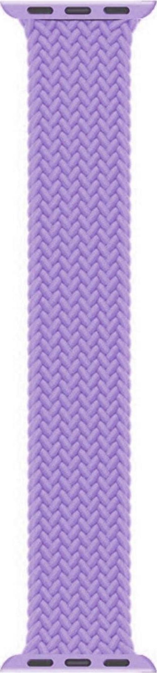 Apple Watch Ultra 2 Kordon, (Medium Size, 147mm) Braided Solo Loop Band Lila