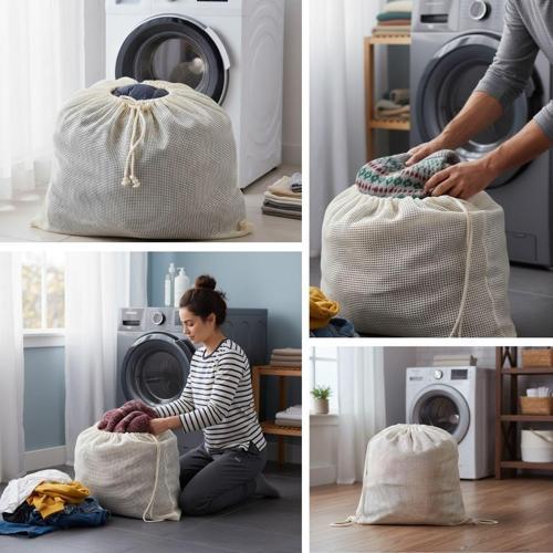 Büro Ev Ofis Hijyeni için 120x150M Battal File Çamaşır Yıkama Koruma Torbası