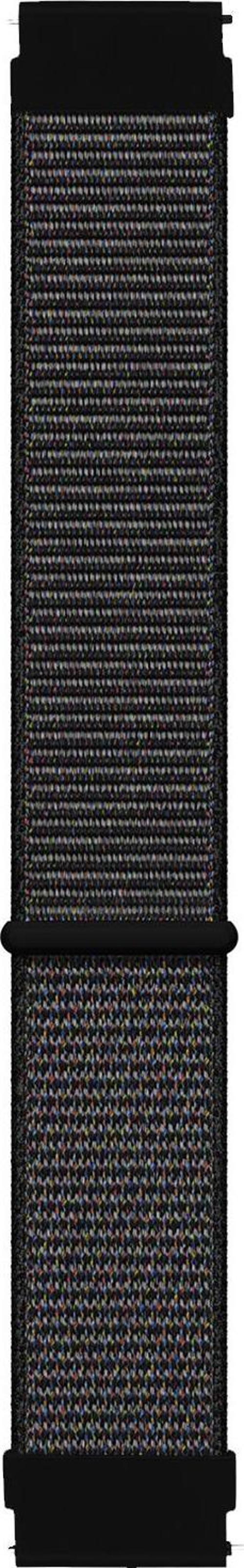 Amazfit GTR 3 Hasırlı Kordon Woven Sport Loop Siyah