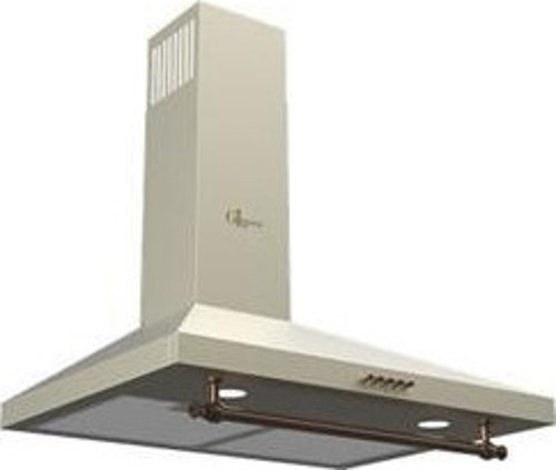 Rustıc 90 cm Krem Duvar Tipi Davlumbaz
