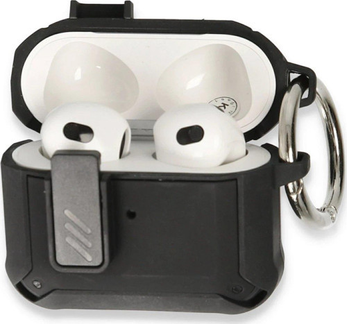Airpods Pro 2 (2.Nesil) Truva Kılıf - Siyah-(5796)