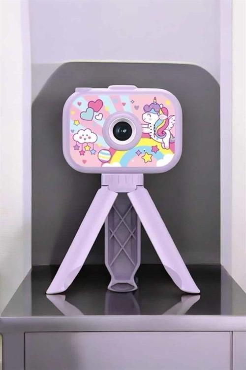 Ayaklı Mini Fotoğraf Makinesi Çocuk Için Eğitici Video Kamera