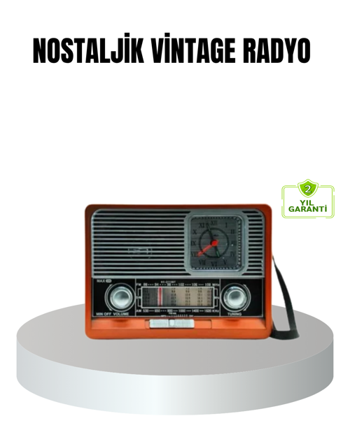 Vintage Radyo – Nostaljik Tasarım Ve Modern Teknoloji Bir Arada