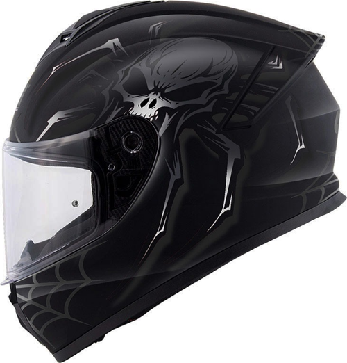 GIVI 50.X ARACHNO MAT SİYAH-GRİ KASK