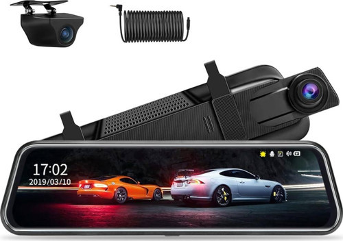 10.7” Full HD 1080P Aynalı Araç İçi Dual Kamera Kayıt Cihazı H01