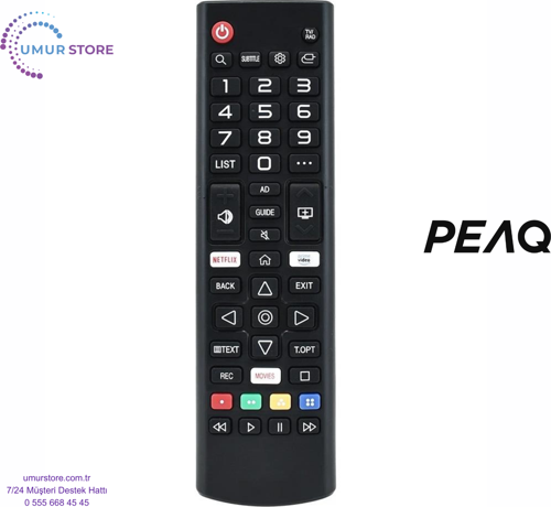 Peaq PQ32DAL540 Smart Televizyon Kumandası-Mikrofonsuz