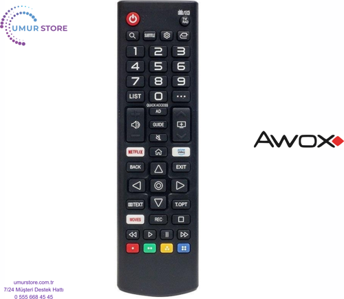 Awox B213200SW Webos Smart Televizyon Kumandası-Mikrofonsuz
