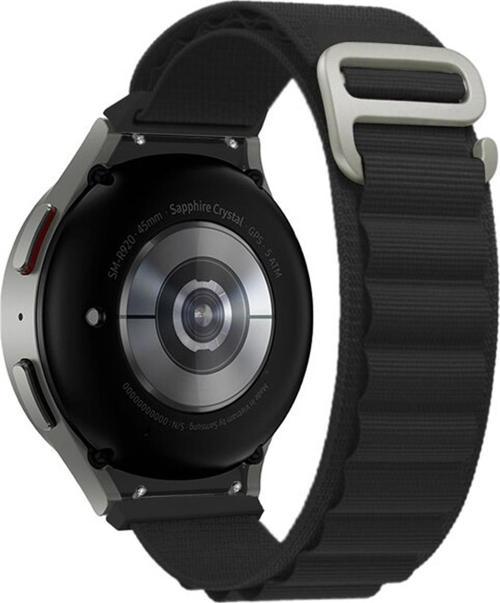 Samsung Gear S3 Frontier Kordon Alpine Loop Siyah