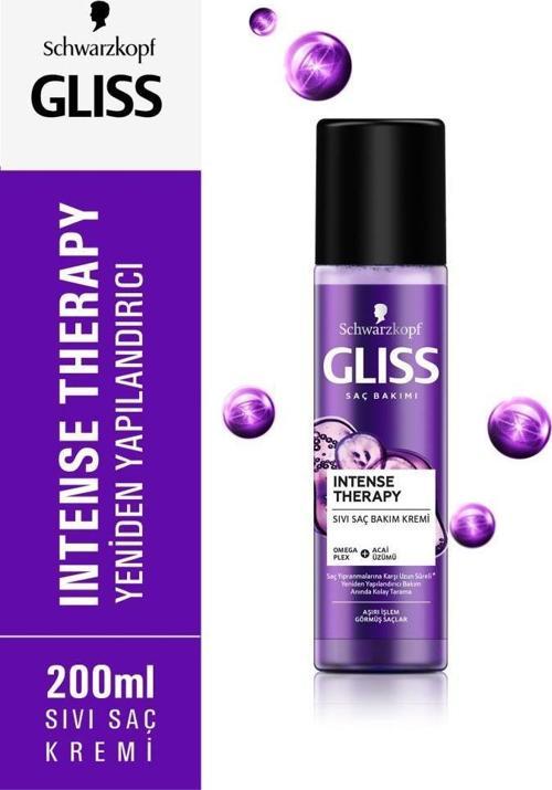 Schwarzkopf Gliss Intense Therapy Sıvı Saç Bakım Kremi 200 ML