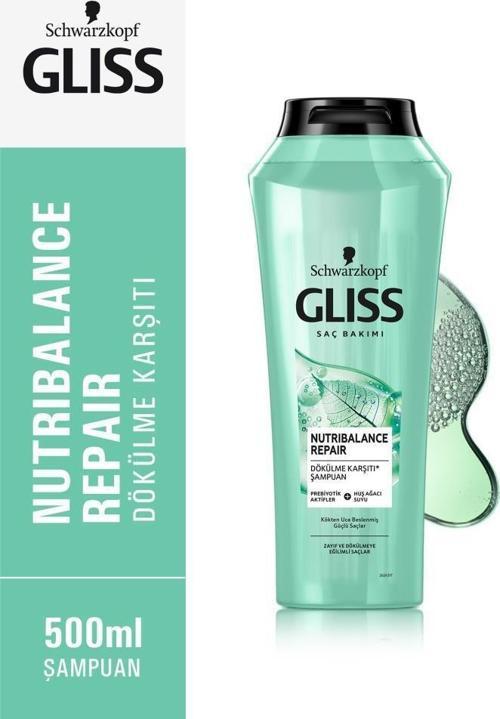 Schwarzkopf Gliss Nutribalance Saç Bakım Şampuanı 500 ML