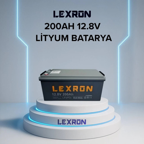 12.8V 200Ah Lityum Batarya