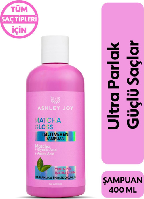 Matcha Gloss Glikolik Asit İçeren Işıltı Ve Parlaklık Veren Şampuan