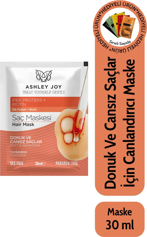 Donuk Ve Cansız Saçlara Özel Ipek Proteini Içeren Canlandırıcı Saç Maskesi 30 Ml