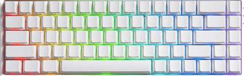 MONSGEEK FUN68 HE White %65 Flash Manyetik Sw HE Hotswap RGB Kablosuz İngilizce Mekanik Klavye
