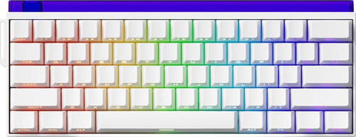 Veekos Shine60 HE %60 Flash Manyetik Switch 8K Hz HE Hotswap RGB İngilizce Mekanik Klavye