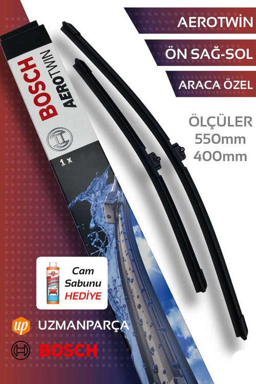 Hyundai Accent 2006-2012 Muz Tipi Aerotwin Ön Silecek Takımı Bosch