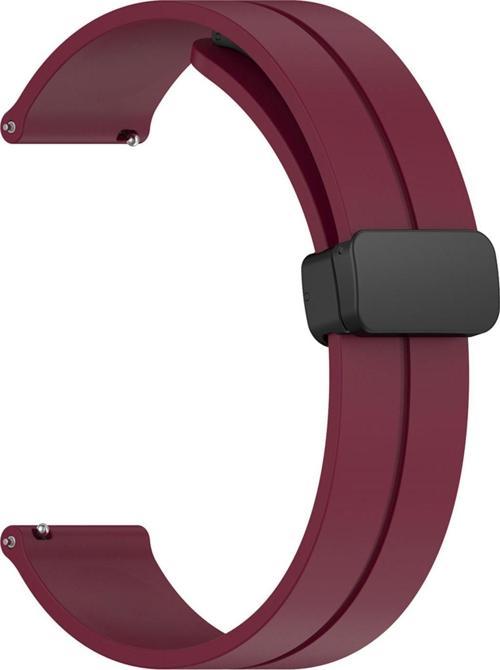 Amazfit GTR 3 Pro Kordon Ribbon Line Bordo