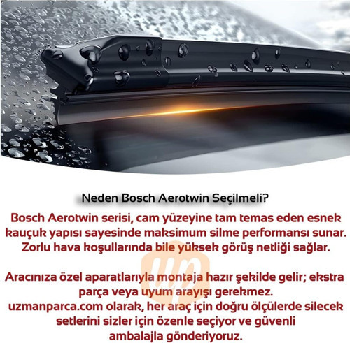 3397014078 700 mm + 380 mm Muz Tipi Aerotwin Ön Silecek Seti